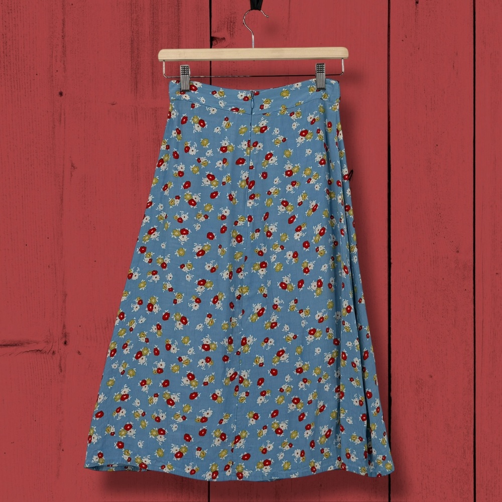 Faithfull the Brand Floral Midi Skirt